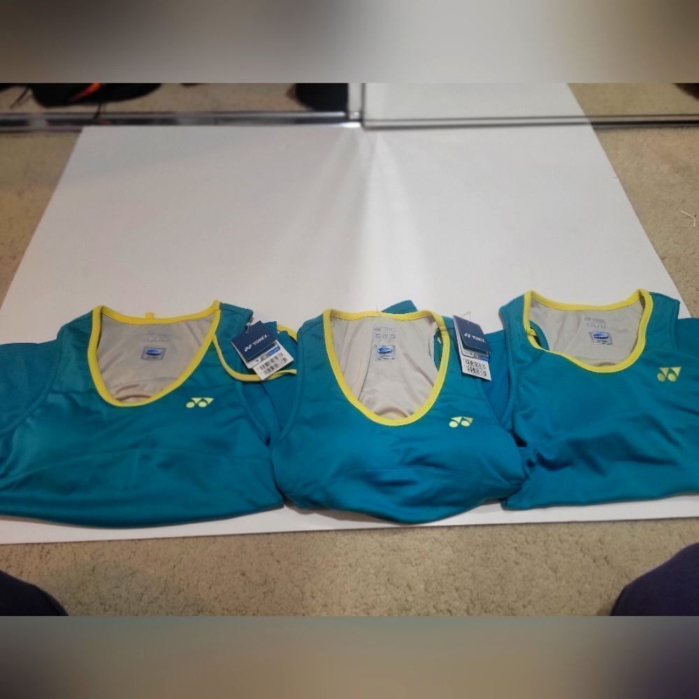 NWT Women's Yonex Tennis Tops bundle of 3 size small